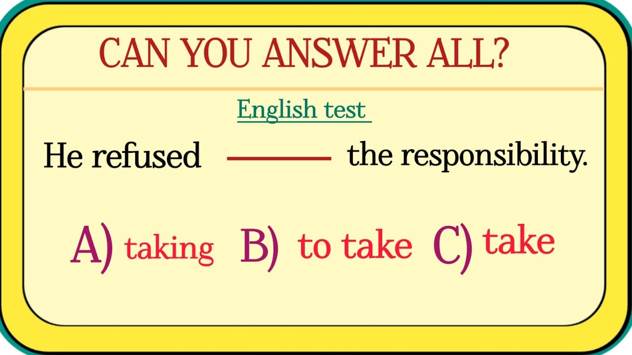 👉 G for Grammar | Past, Present & Future Mix | Can You Answer All?