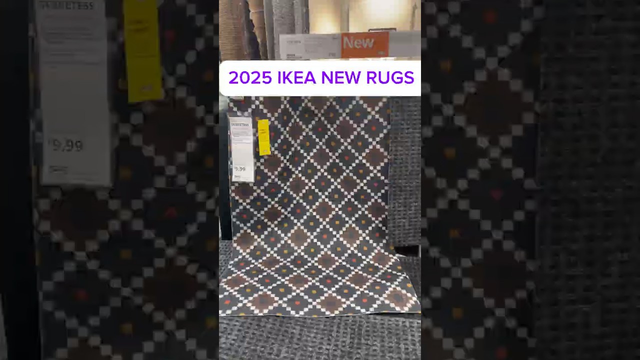 IKEA New Rugs and Carpet | 2025 IKEA shop with me #shorts #tete_style #youtubeshorts