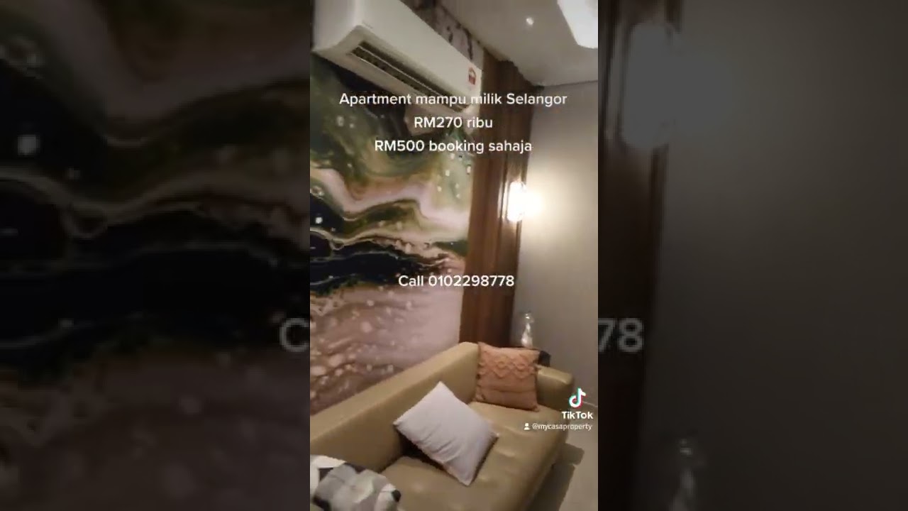 Apartment baru murah selangor RM270k