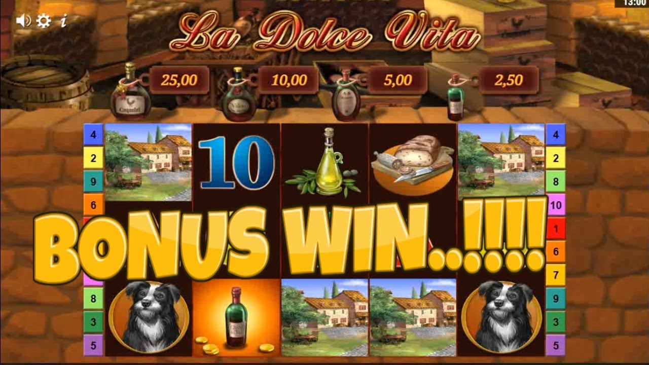 La Dolce Vita - Bonus Win - GAMOMAT