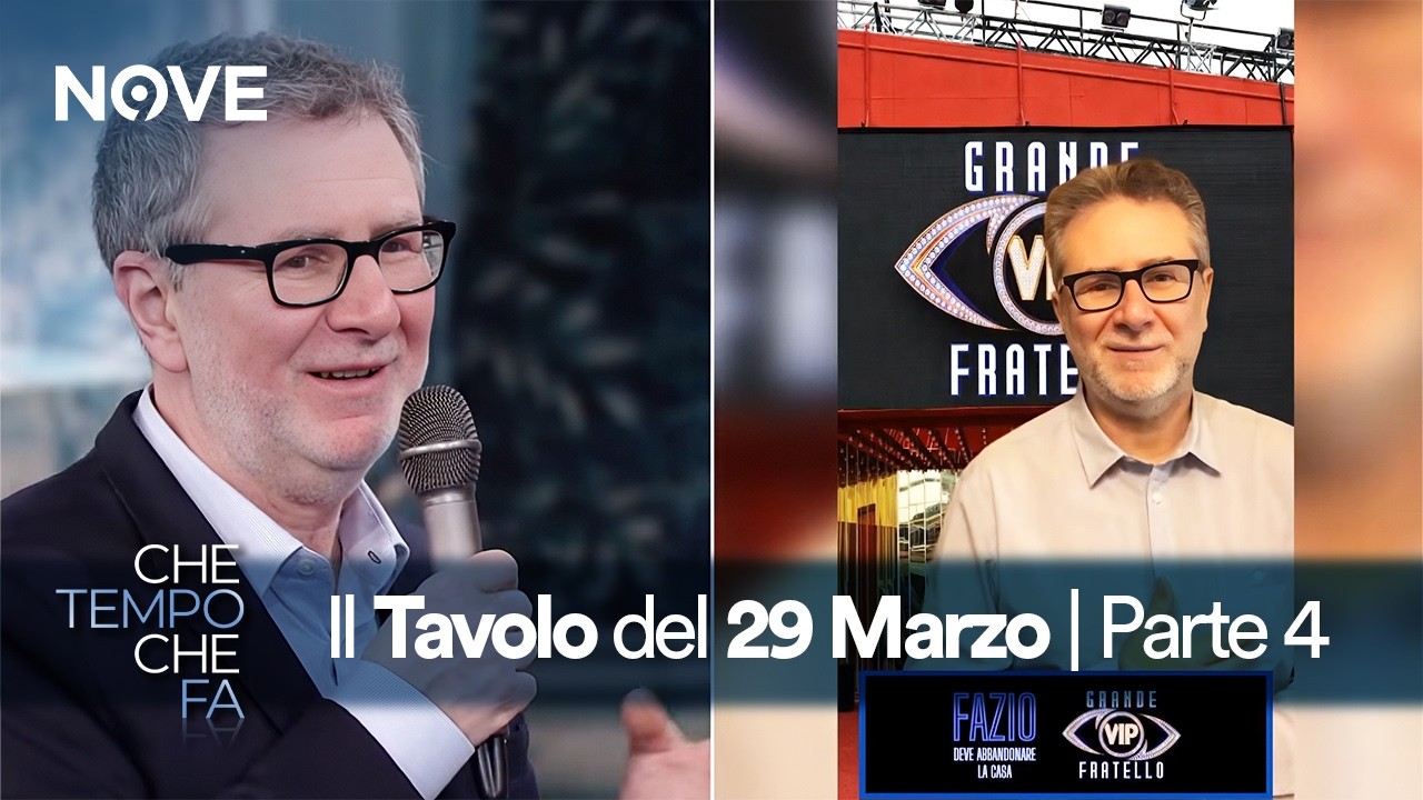 L'ultimo Tavolo del 29 marzo - Parte 4 | Che tempo che fa