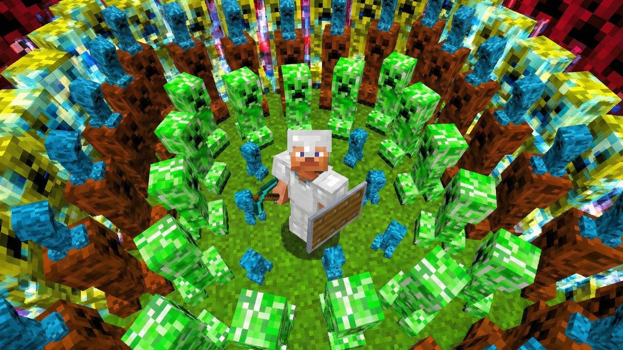 I Added 9 Custom Creepers to Minecraft Hardcore & It’s A Nightmare