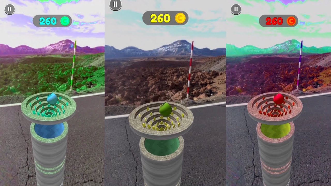 Going balls funny time - 3x of apple ball with exciting colors - last update (new world levels)