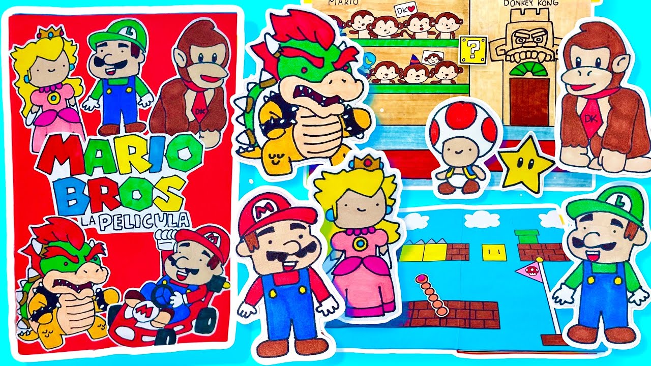 HAZ UN LIBRO PARA JUGAR DE MARIO BROS LA PELICULA