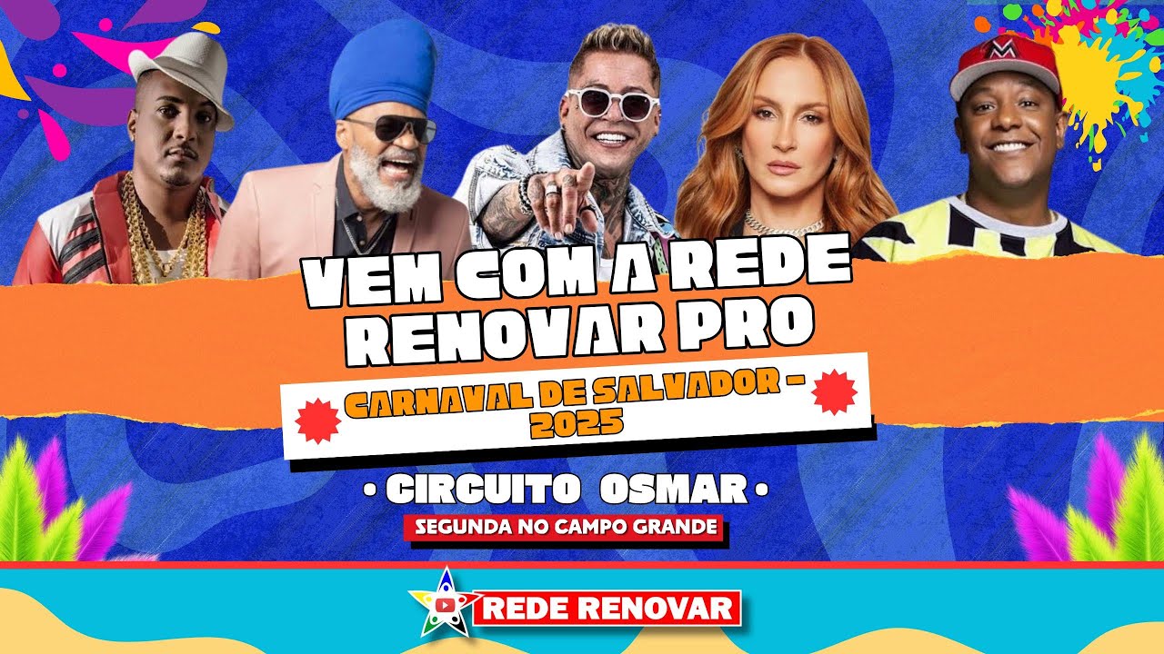 AO VIVO | CARNAVAL DE SALVADOR 2025 - CIRCUITO OSMAR - SEGUNDA-FEIRA
