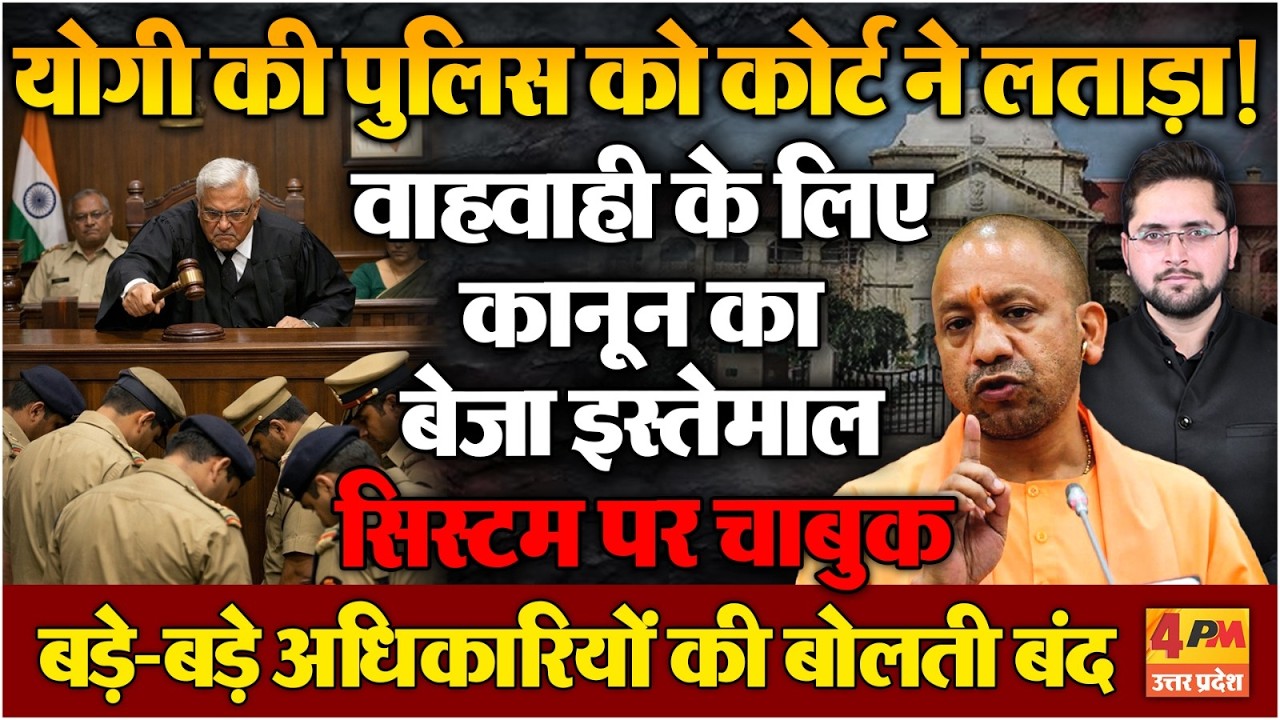 अदालत में फिर शर्मिंदा हुई योगी की पुलिस, मनमानी पर लगी भयंकर क्लास!