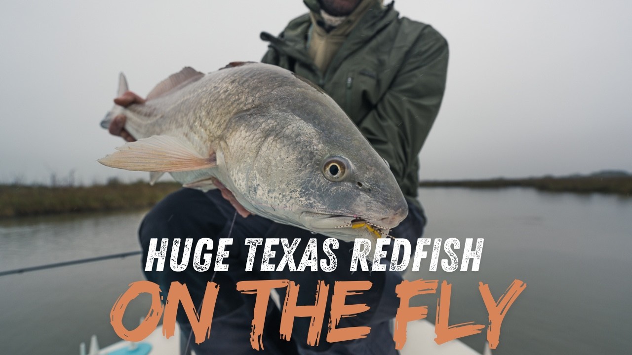 Huge Texas Redfish on the Fly | Trident Fly Fishing visits Bay Flats Lodge