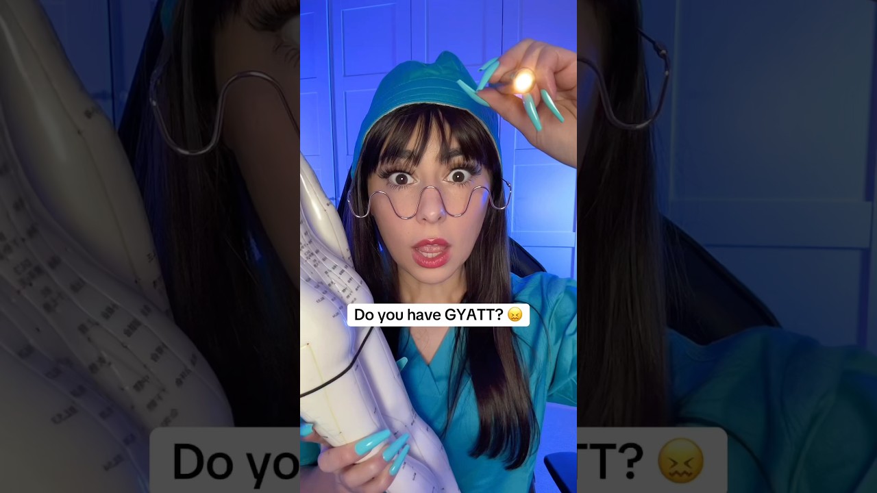 ASMR GYATT DOCTOR EXAM 😖 #asmr #shorts #comedy