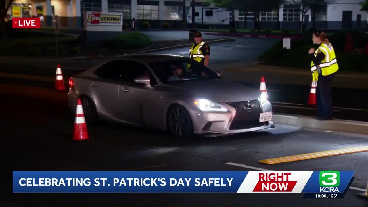 Folsom police conduct DUI checkpoint on St. Patrick's Day