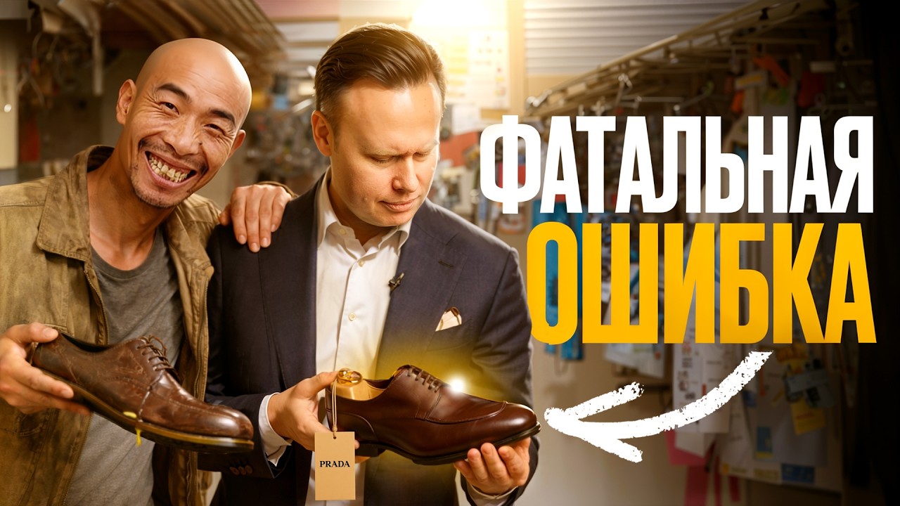Вы НЕ умеете выбирать обувь! 10 ошибок в мужском гардеробе