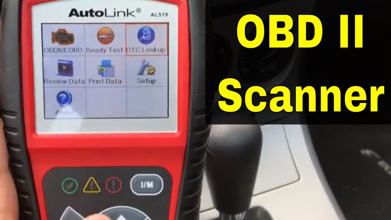 Autel AutoLink OBD II Scanner Review-AL519-Code Reader With A Large Screen