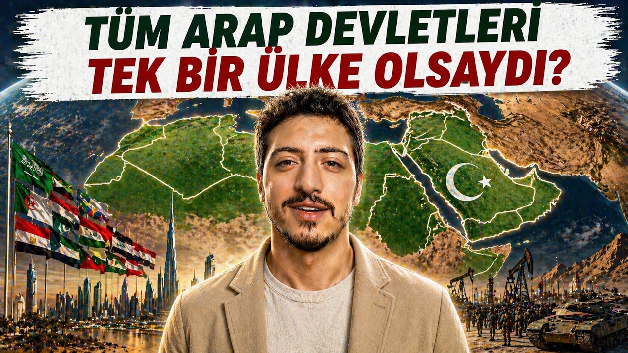 Araplar tek bir &uuml;lke olsaydı? D&uuml;nyanın en b&uuml;y&uuml;k 2. &uuml;lkesi!
