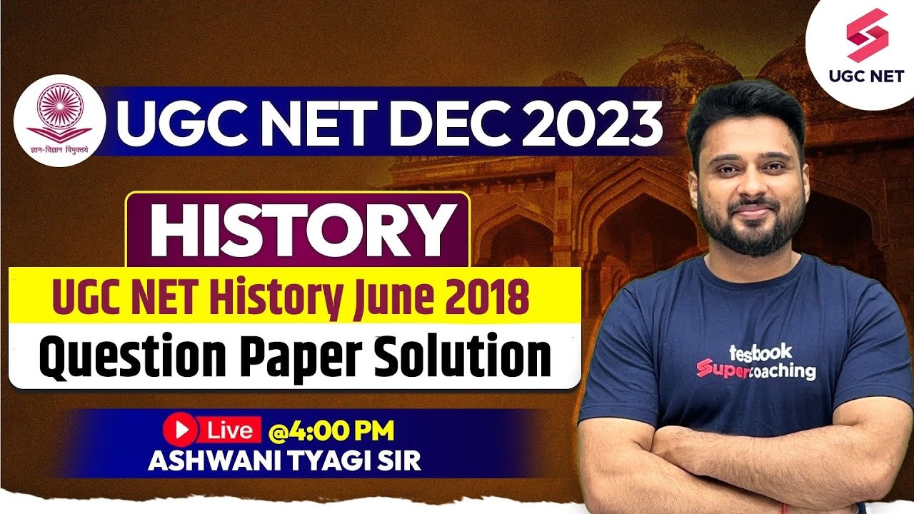 UGC NET History | UGC NET June 2018 History Previous Year Questions | Ashwani Sir
