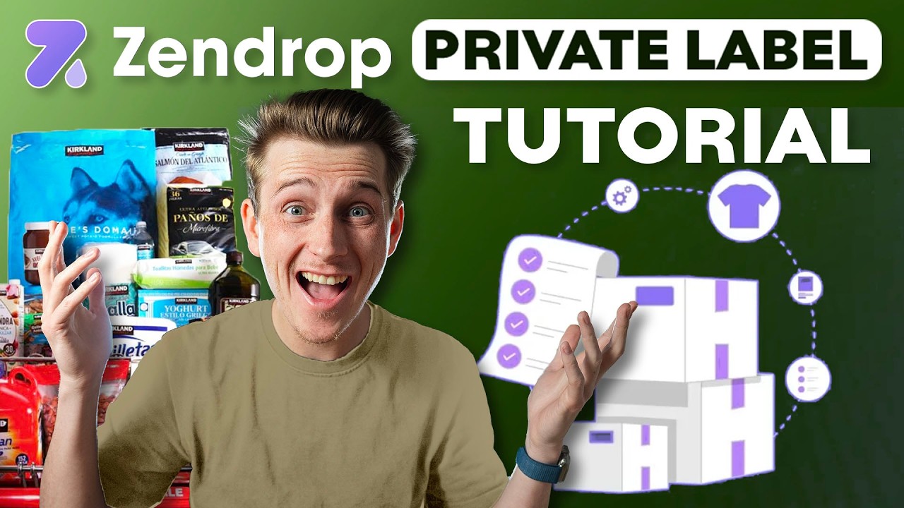 Zendrop Private Label Tutorial for Beginners | Start Your Own Branded Product Step by Step