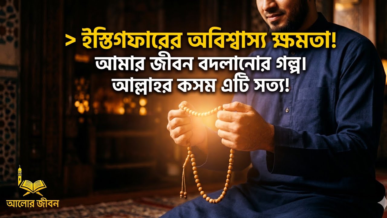 ইস্তিগফারের বরকতে আমার জীবন বদলানোর অবিশ্বাস্য গল্প | Real Life Story of Istighfar। Alor Jibon 
