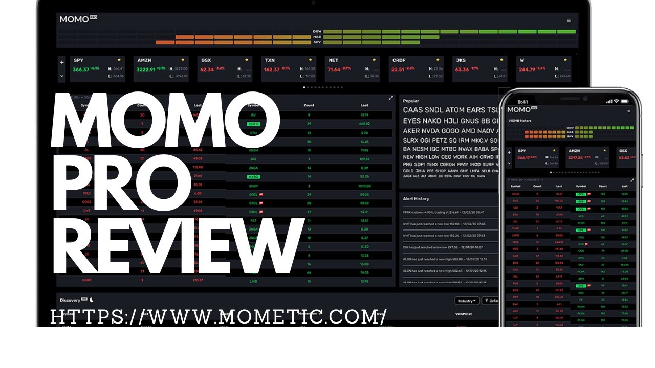 MOMO PRO SCANNER REVIEW BY MOMETIC $$$$$$ FOR DAY TRADING GAP SCANNER