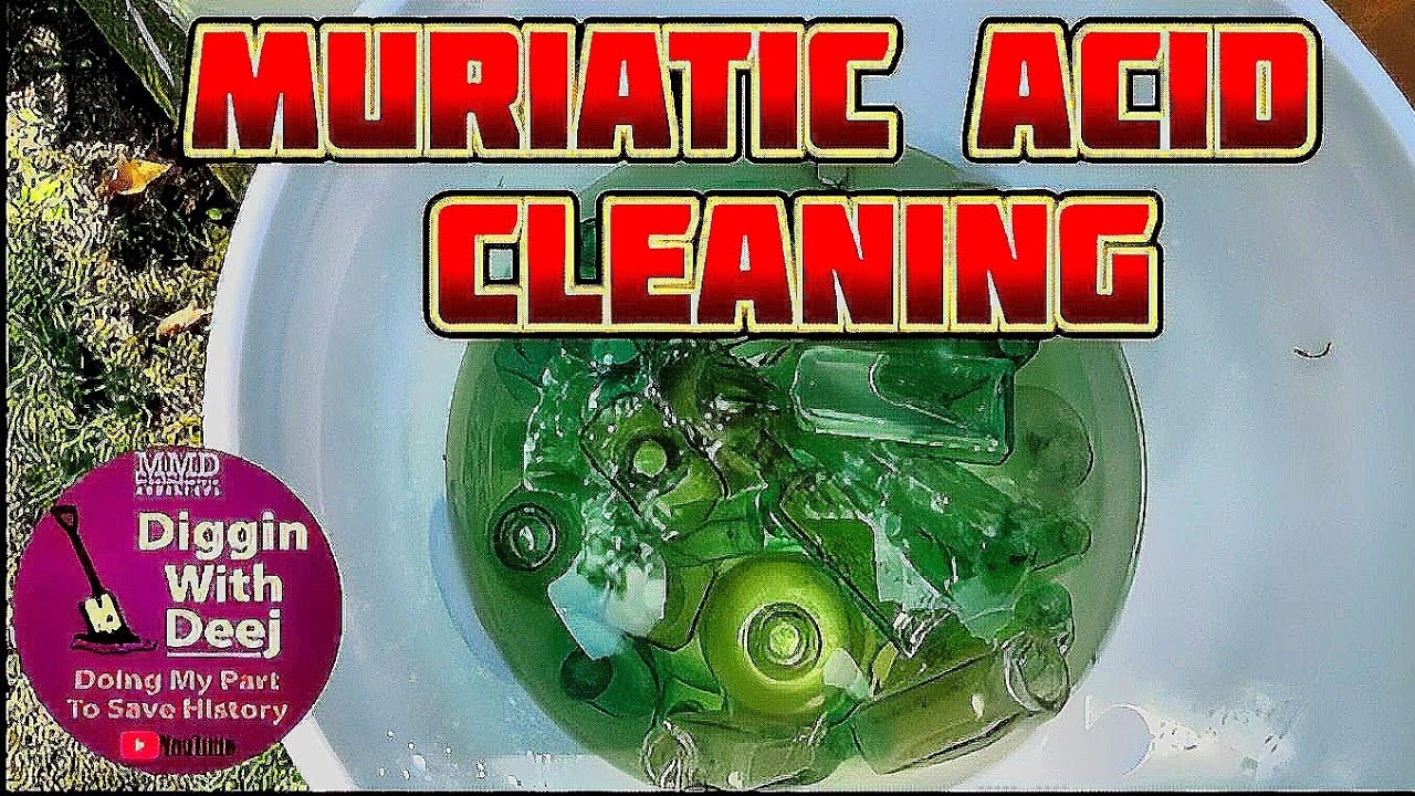 Lets Try To Clean My Antique Bottles With Muriatic Acid