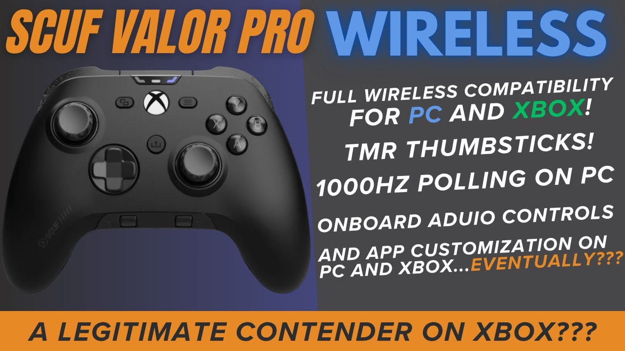 Обзор НОВОЙ Scuf Valor Pro WIRELESS!!! Беспроводная игра на ПК и Xbox, с джойстиками TRM!