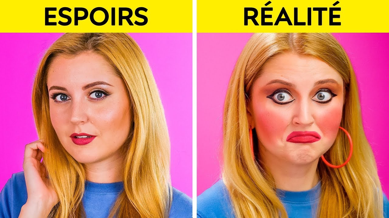 ESPOIRS VS RÉALITÉ || Des Situations Drôles et Quotidiennes par 123 GO!