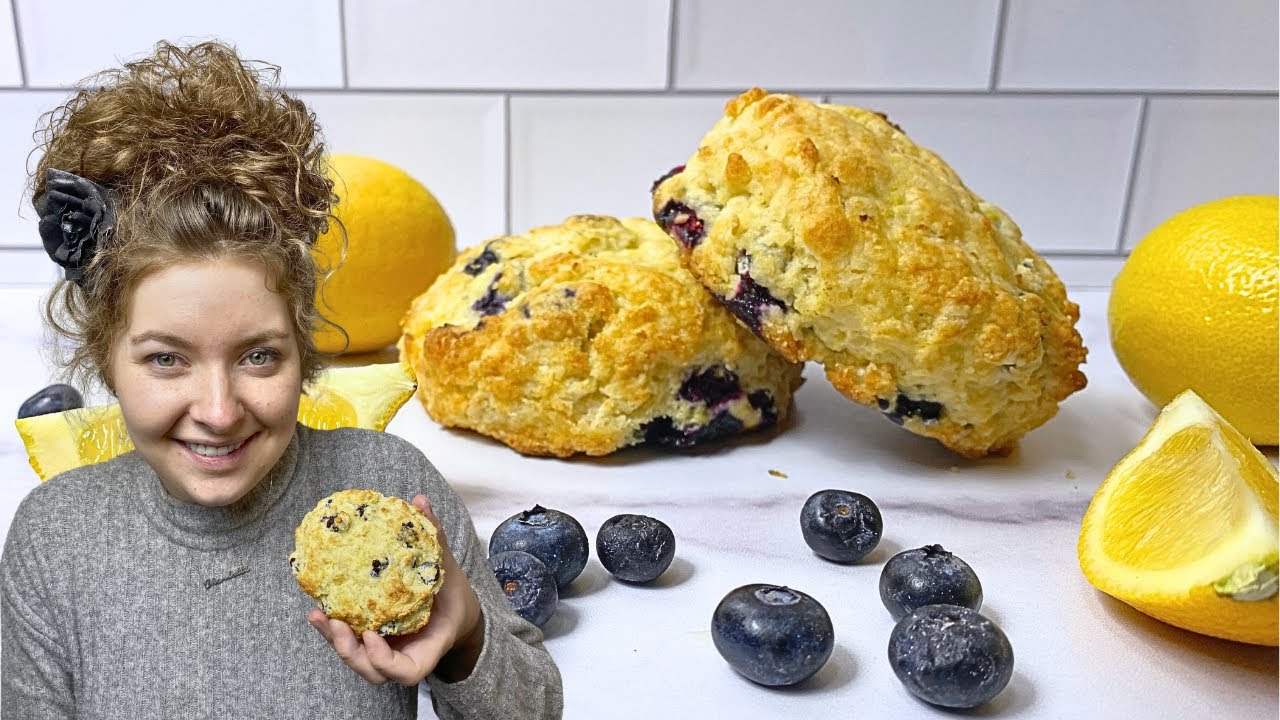 Delicious Lemon Blueberry Scones Recipe