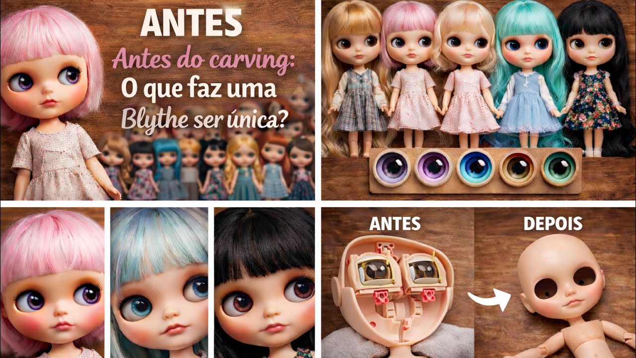 🔴Antes do Carving | O começo de uma Blythe🌸 Aula inaugural da Professora Tita