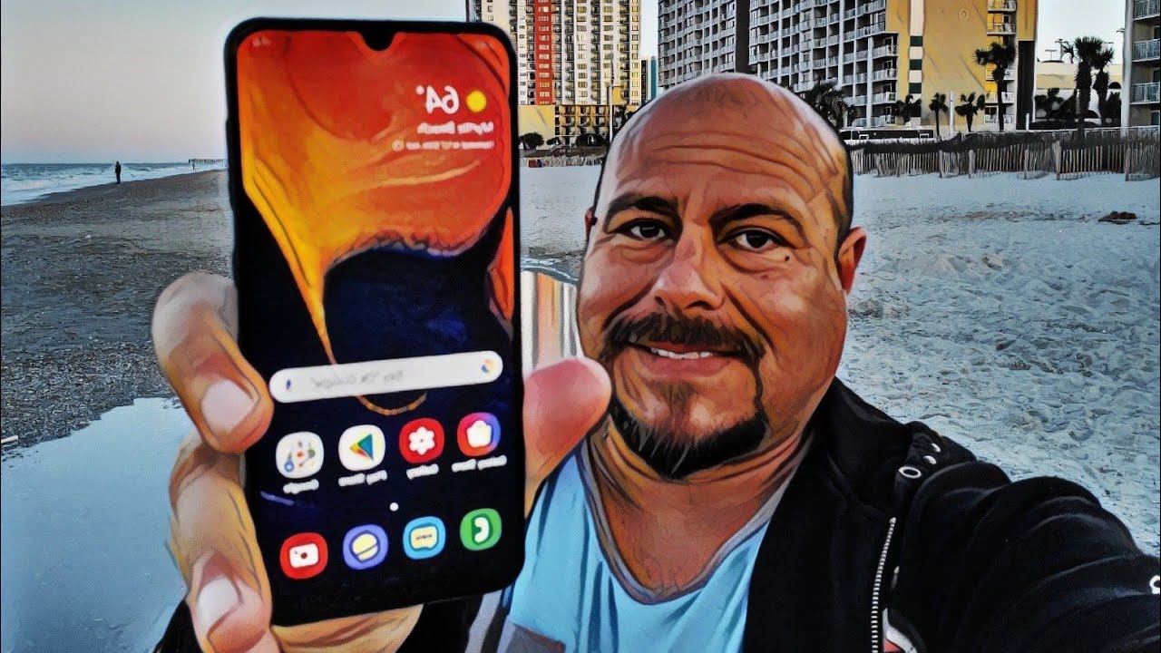 Si no puedes comprar la linea S - este es el tuyo - Samsung galaxy A50   Desempaquetado