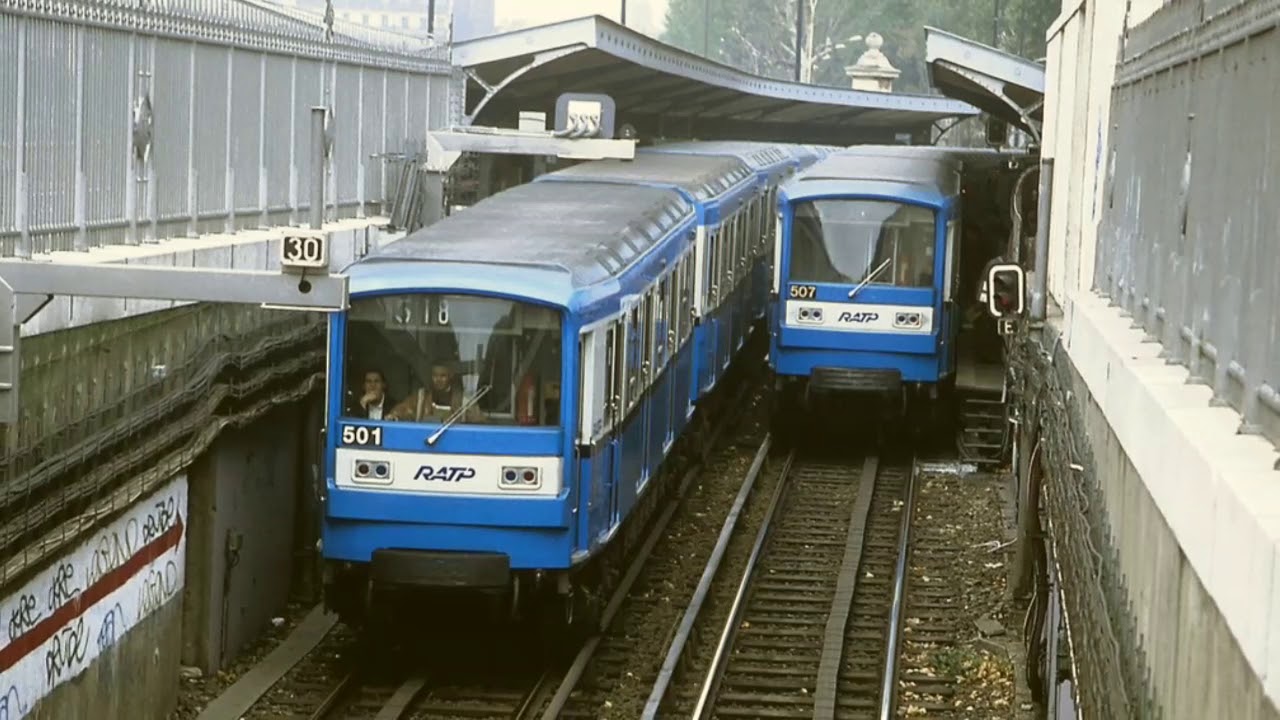 L'évolution des rames du métro parisien [ ancienne vidéo ]