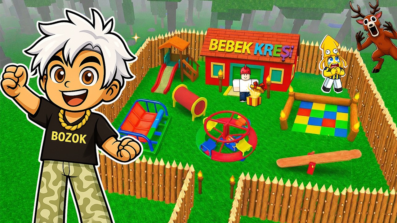 ORMANDA BEBEK KREŞİ KURDUM! VE HER ŞEY KONTROLDEN ÇIKTI 😱 Roblox 99 Nights in the Forest 🌲