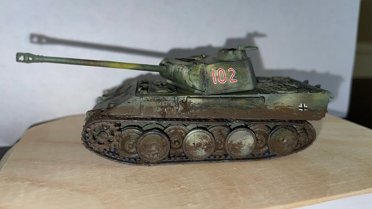 Airfix 1:76 Panther - FULL build + diorama