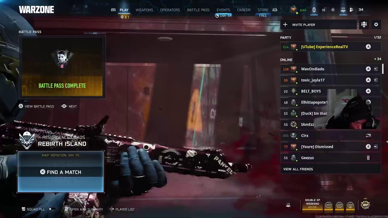 WARZONE LIVE CONSOLE POV