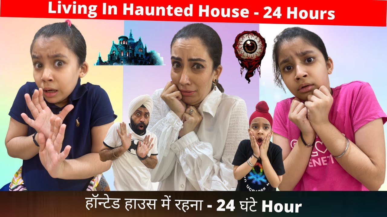 Challenge - Living In Haunted House - 24 Hours | Ramneek Singh 1313 | RS 1313 VLOGS