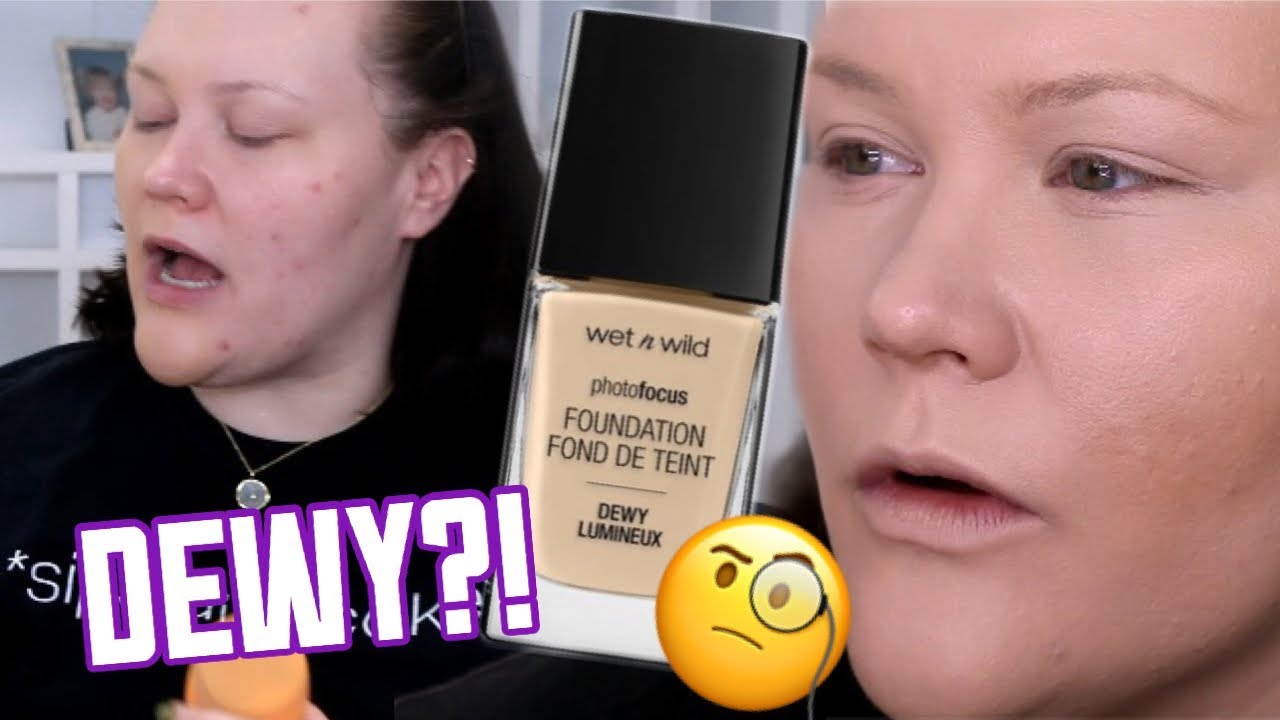 NEW WET-N-WILD DEWY PHOTOFOCUS FOUNDATION- WHHHHAAAT?!