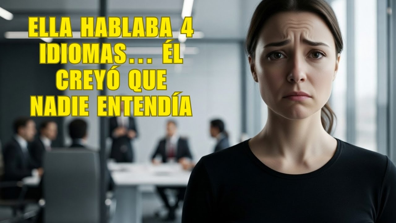 Ella hablaba 4 idiomas… él creyó que nadie entendía