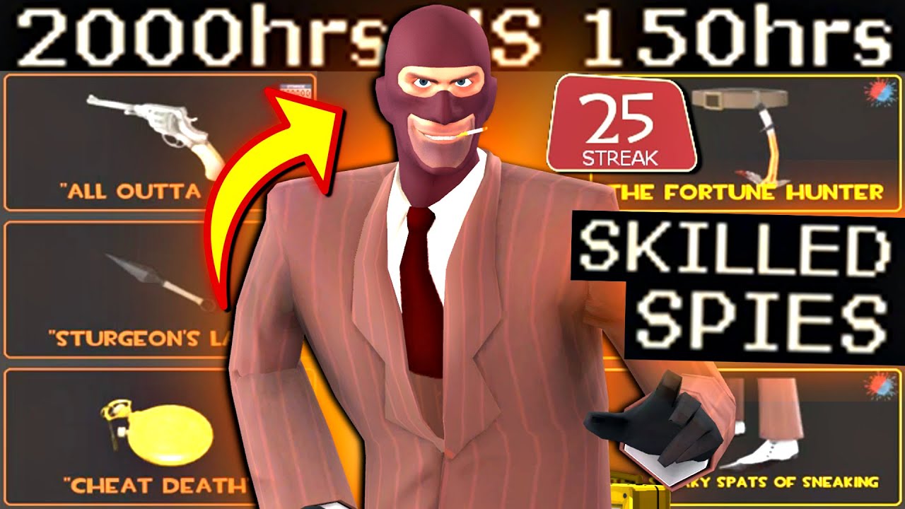 2000hrs SPY MAIN vs 150hrs SPY MAIN🔸TF2 Gameplay 2025