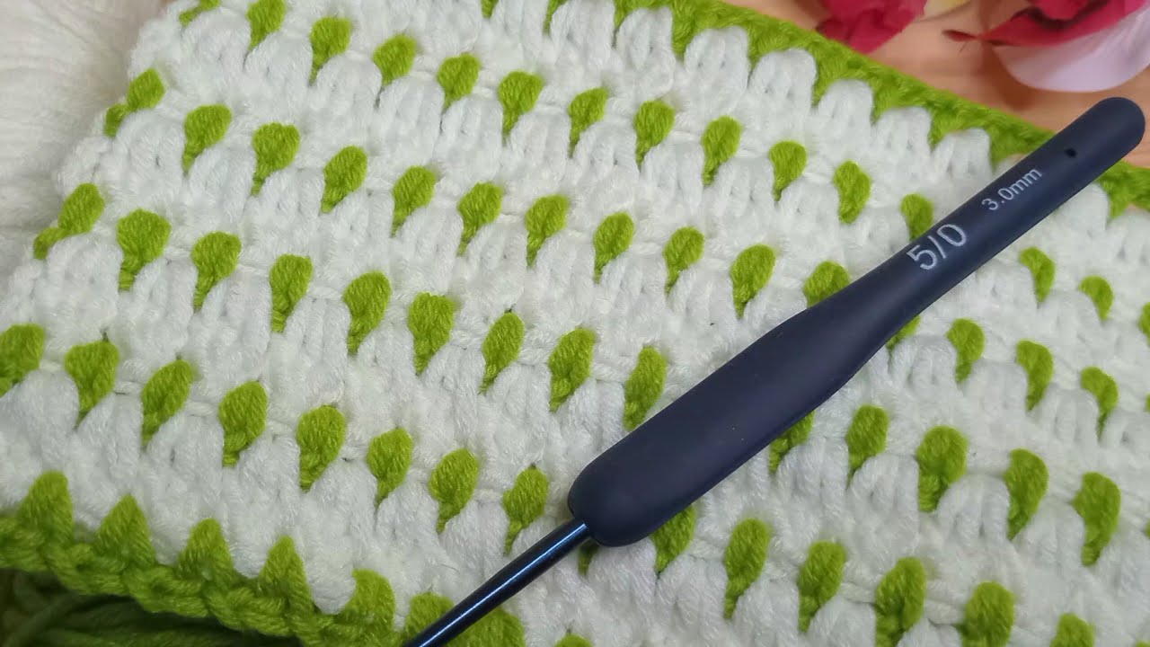 EASY AND BEAUTIFUL CROCHET PATTERN ❤️ Pola Rajutan bagi Pemula, untuk Selimut Bayi, Tas dll