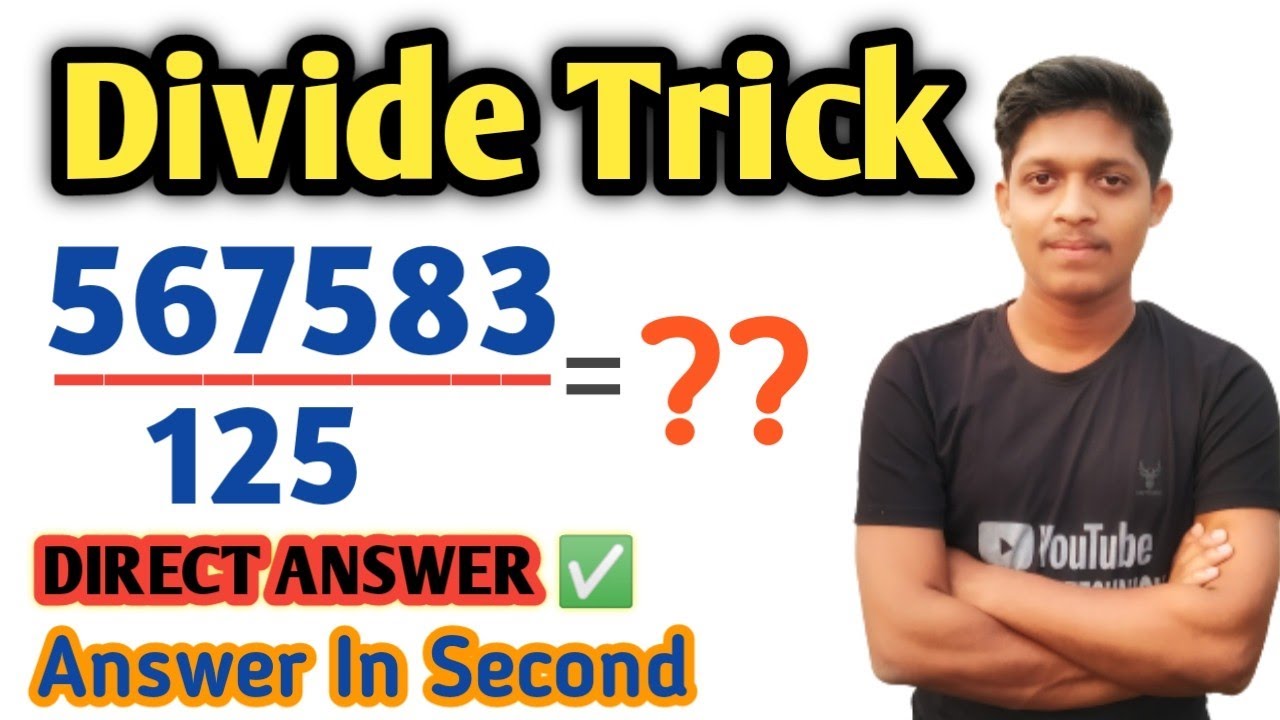 5 Second Divide Short Trick | Divide Shortcut Trick | Odia Study Technique