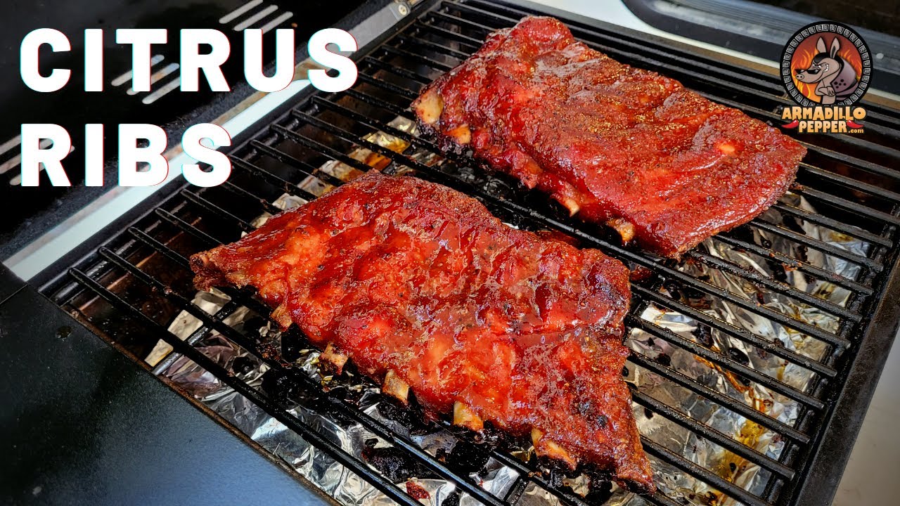 Citrus Ribs Recipe | ASMOKE AS350 Portable Pellet Grill