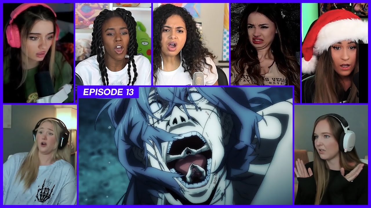 [GIRLS REACT] Mahito's Domain Expansion | JJK Ep 13 Girl Reaction Mashup