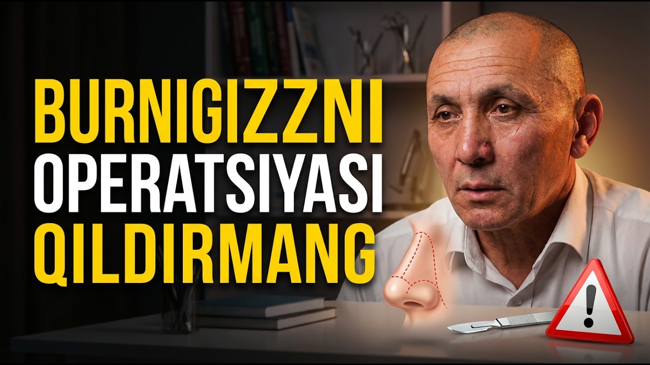Аденоид | Бурун операциясидан олдин бу видони албатта кўринг