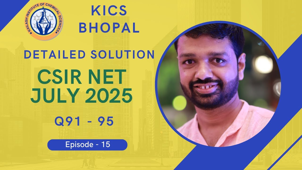 Master 4-Mark Questions: CSIR NET Chemistry July 2025 (Q91-95) Approach