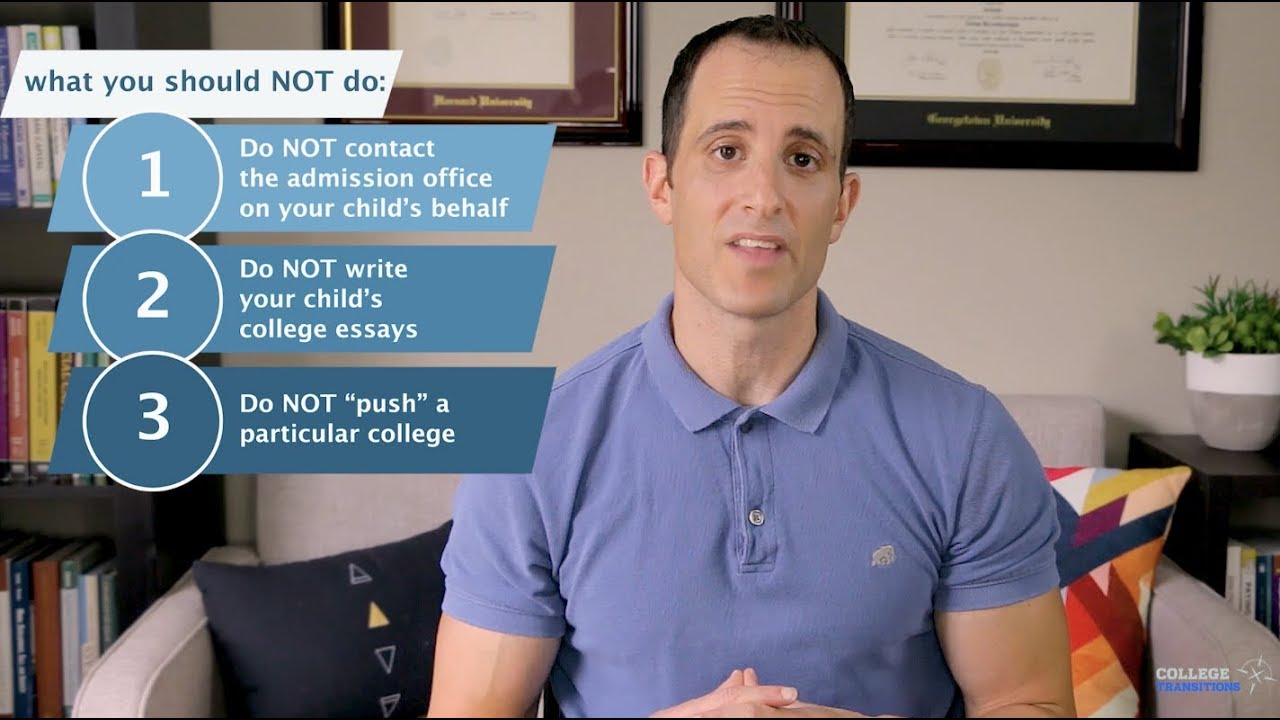 A Parent's Role In College Admissions