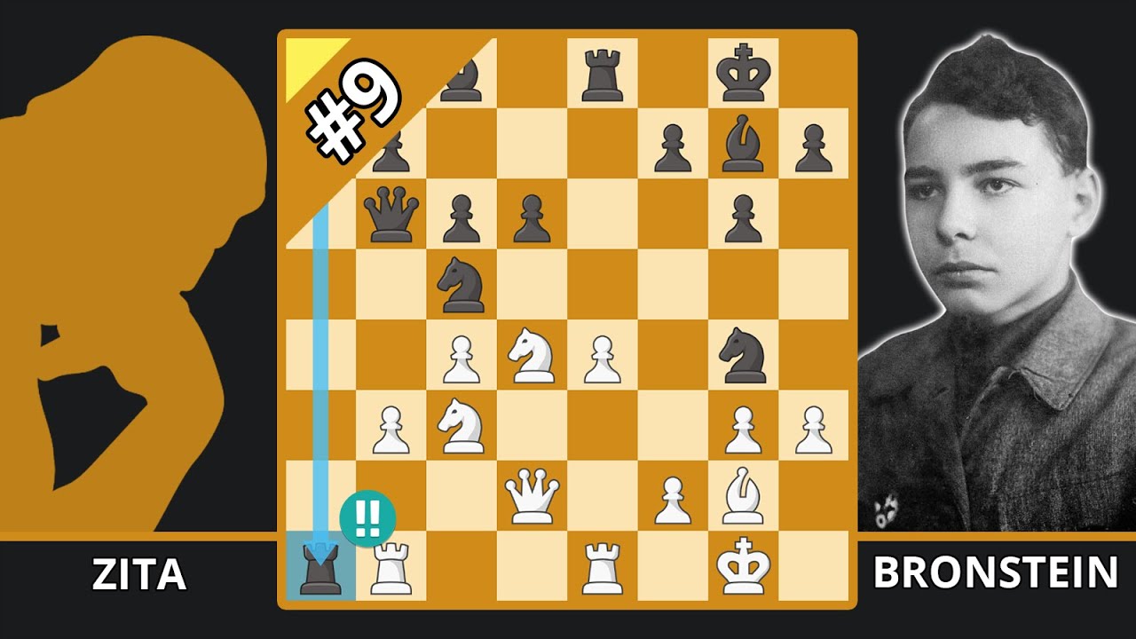 Bronstein Invents Modern Chess! - Best of the 40s - Zita vs. Bronstein, 1946