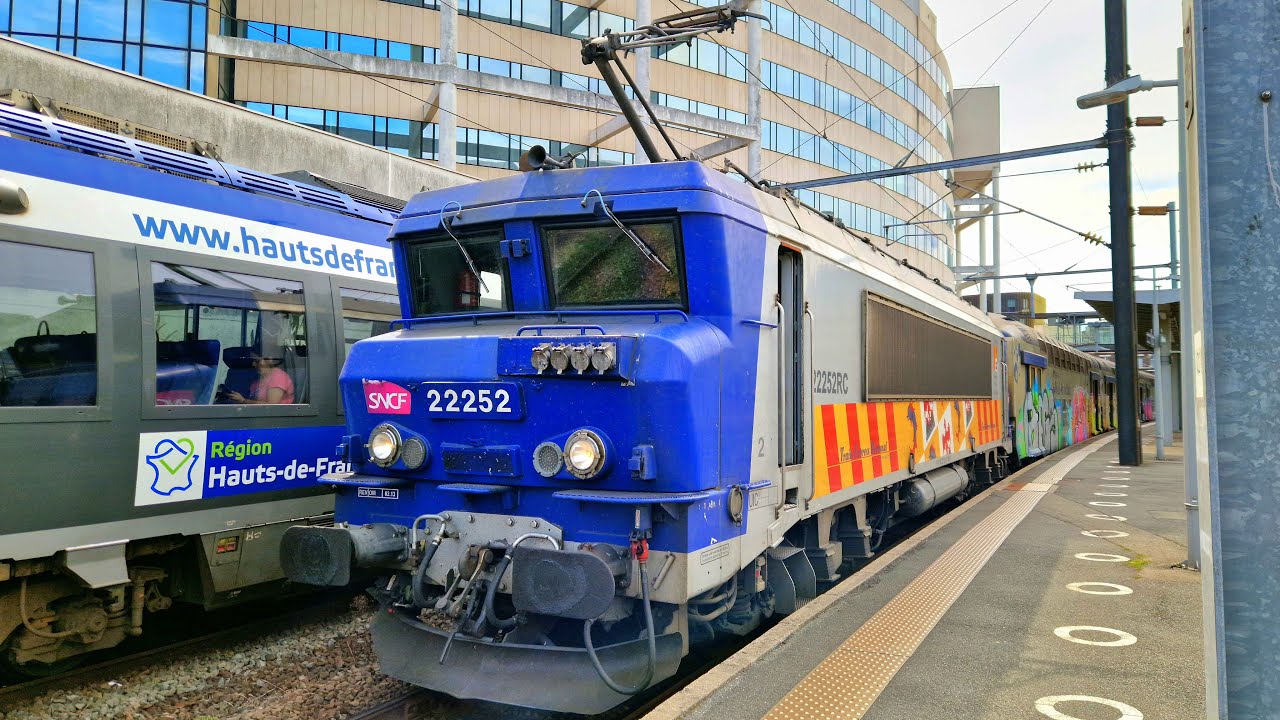 [DERNIER JOUR] TER Hauts de France🚂BB 22200 RC PACA +🚃VR2N NPDC : Lille - Flandres➡️B&eacute;thune (C50)