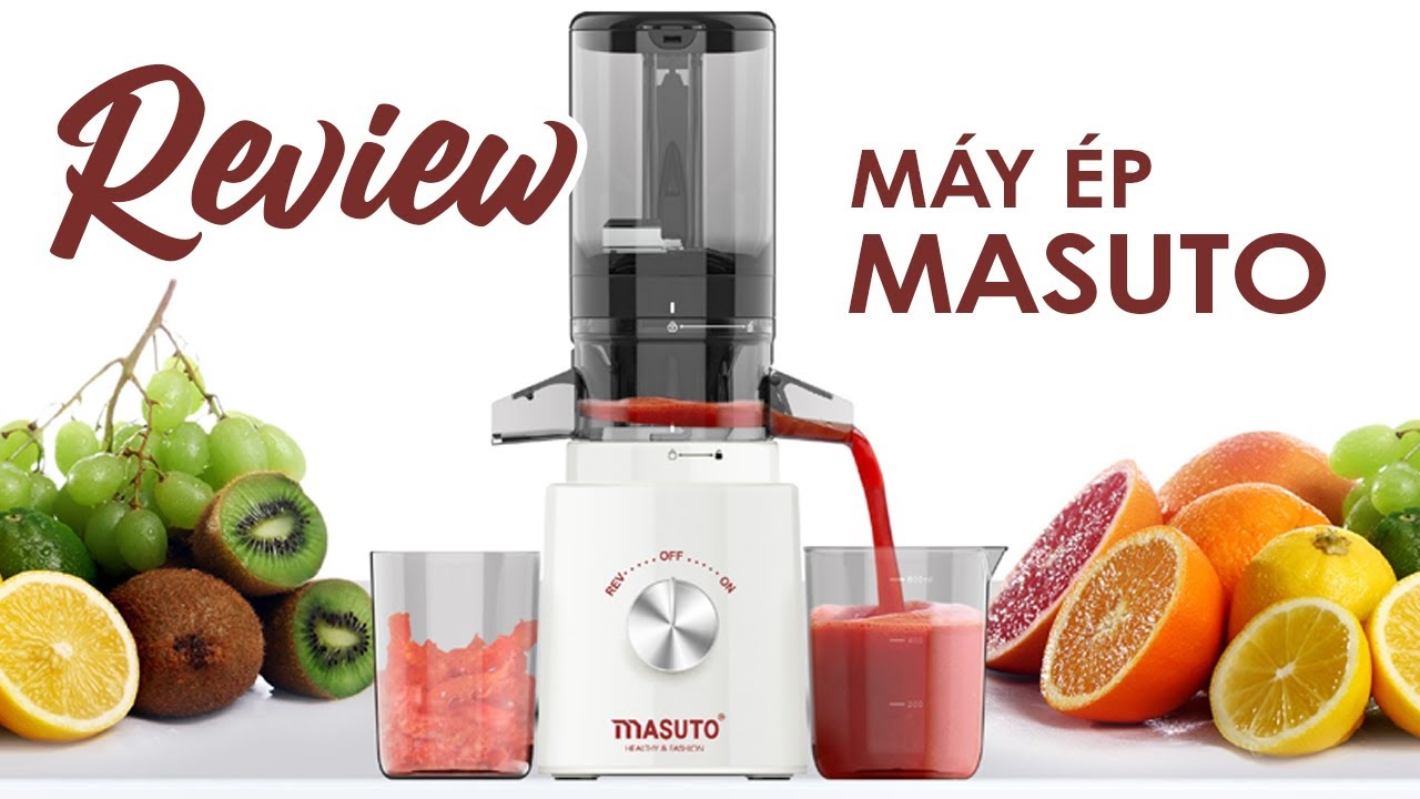 Máy ép Masuto tầm 1 triệu ép hết 1 mâm rau củ quả / xem hết cuối video có nên mua ko