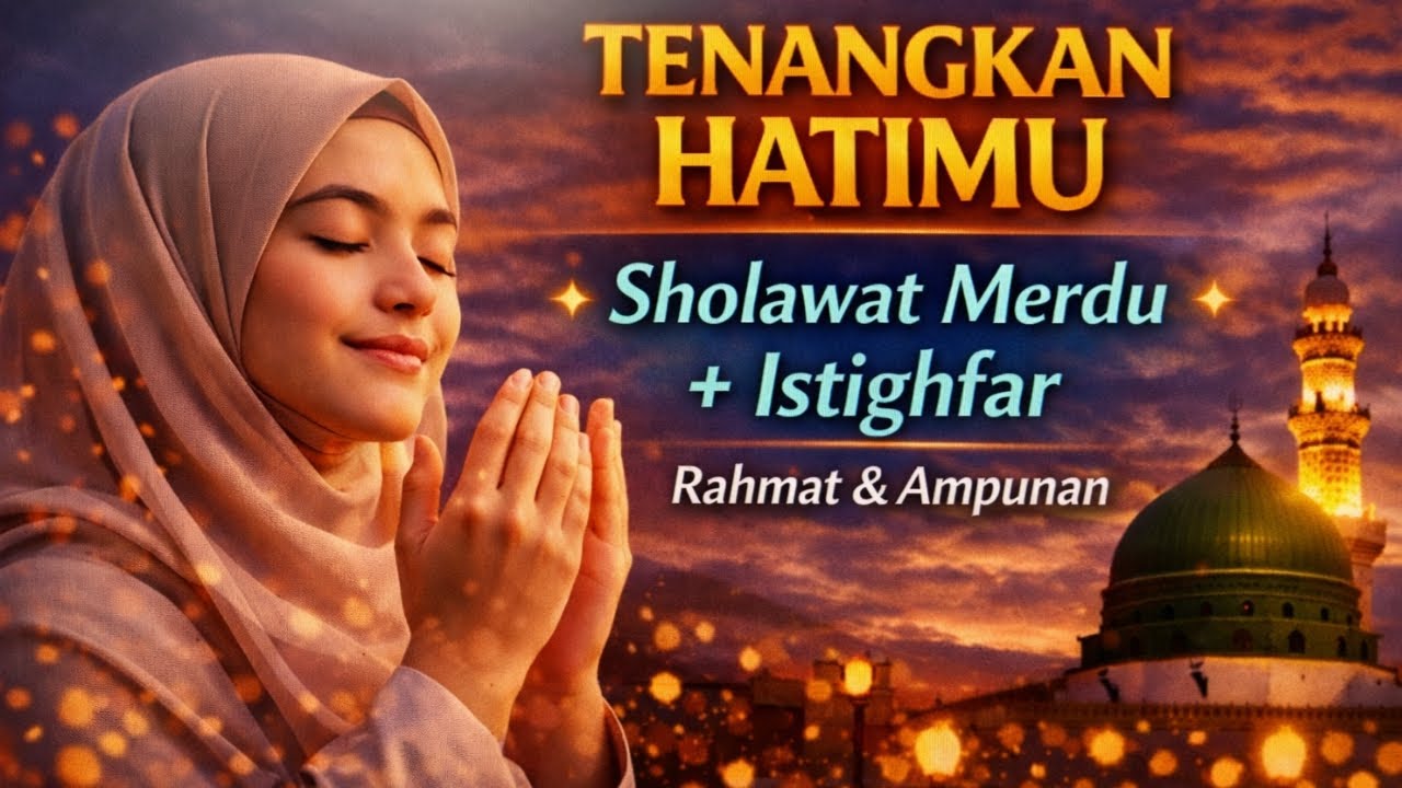 Sholawat Full Khidmat & Sayyidul Istighfar, Lantunan Damai, Penghapus Dosa Harian!!