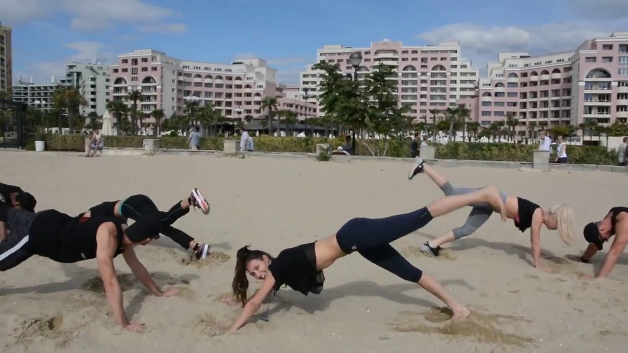 international models ,  warm-up exercises