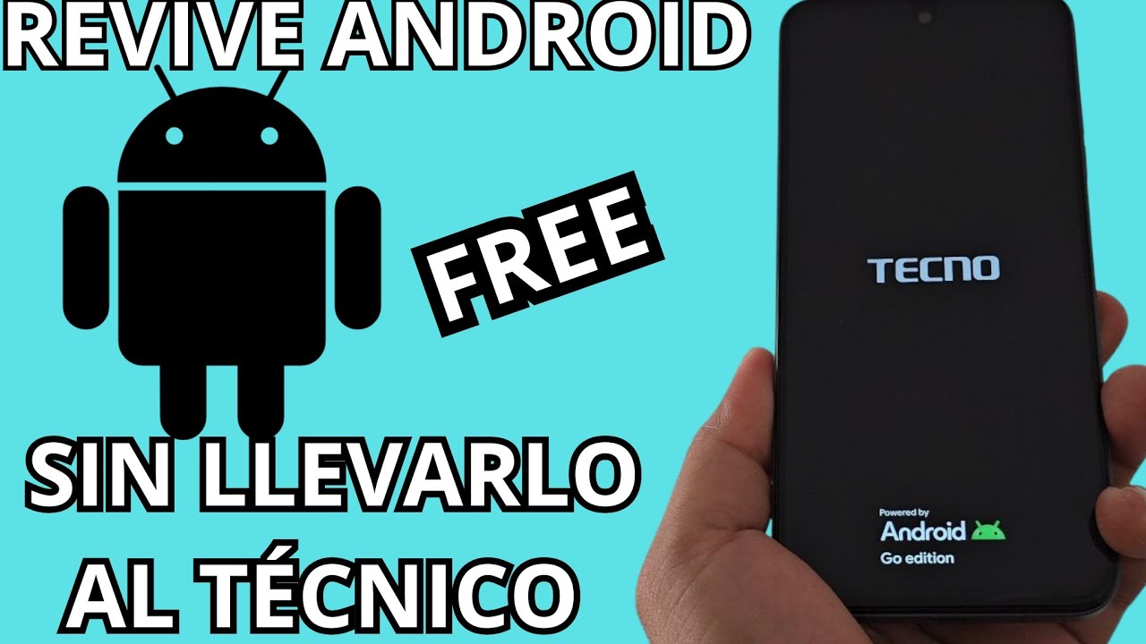Mi TELÉFONO celular PRENDE y APAGA o no PASA del LOGO tecno - Revivir tecno - Reparar Software