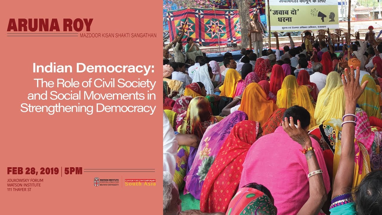 Indian Democracy: The Role of Civil Society and Social Movements in Strengthening Democracy