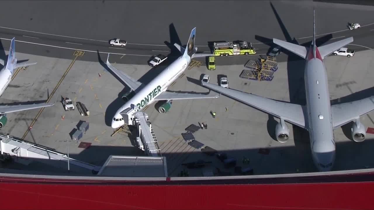 'Scary': Passengers describe moment when planes clipped wings at Logan Airport
