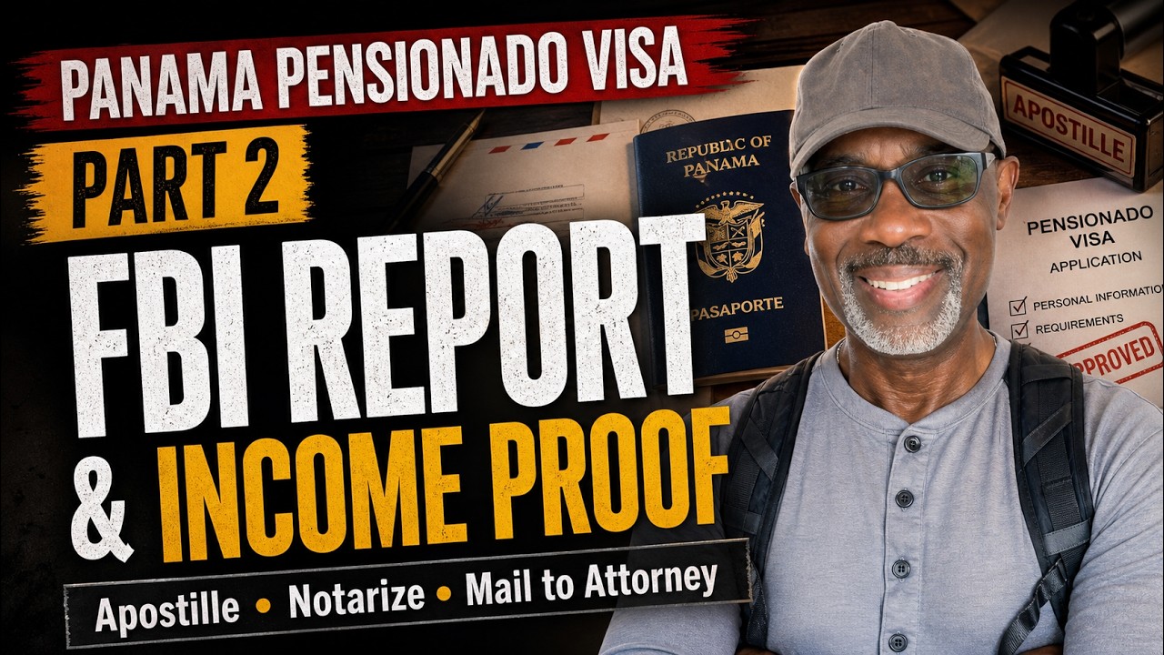Pensionado Visa Part 2: Apostille FBI Report & Notarizing Income Verification Letter